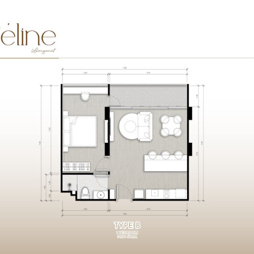 Celine, 1 Bedroom - 54 m²
