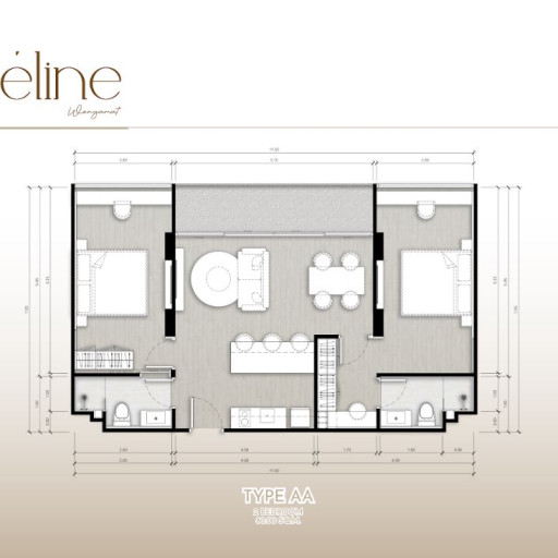 Celine, 2 Bedroom - 80 m²