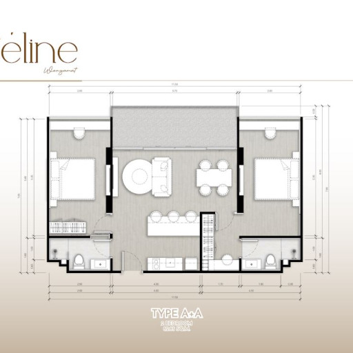 Celine, 2 Bedroom - 82 m²