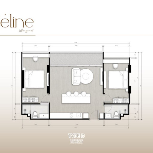 Celine, 2 Bedroom - 77 m²